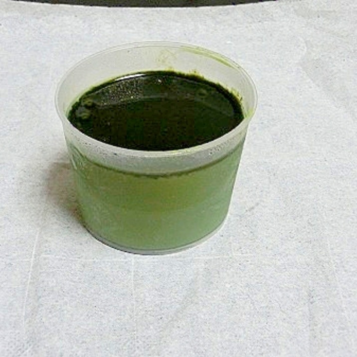 ヘルシーで抹茶濃厚!抹茶豆乳プリン!